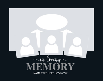 Picture of Acrylic Print In Memory 11 - 11x14