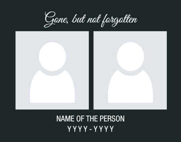 Picture of Acrylic Print In Memory 13 - 11x14