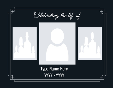 Picture of Acrylic Print In Memory 15 - 11x14