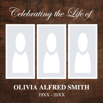 Picture of Acrylic Print In Memory 2 - 16x16