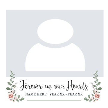 Picture of Acrylic Print In Memory 5 - 16x16