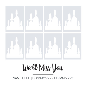 Picture of Acrylic Print In Memory 7 - 16x16