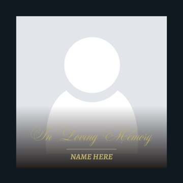 Picture of Acrylic Print In Memory 8 - 16x16