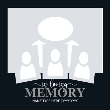 Picture of Acrylic Print In Memory 11 - 16x16