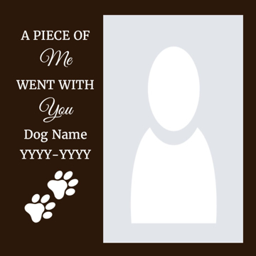 Picture of Acrylic Print In Memory 14 - 16x16