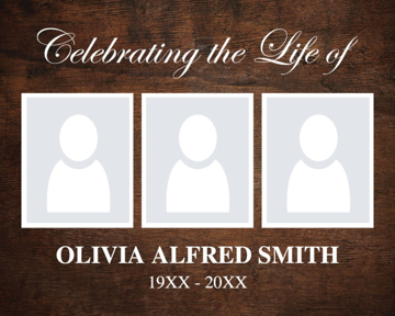 Picture of Acrylic Print In Memory 2 - 16x20