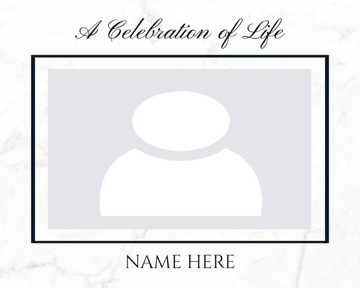 Picture of Acrylic Print In Memory 10 - 16x20