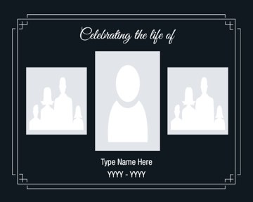 Picture of Acrylic Print In Memory 15 - 16x20