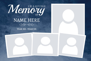 Picture of Acrylic Print In Memory 6 - 24x36