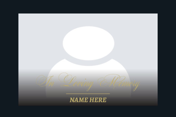 Picture of Acrylic Print In Memory 8 - 24x36