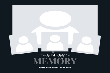 Picture of Acrylic Print In Memory 11 - 24x36