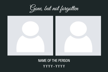 Picture of Acrylic Print In Memory 13 - 24x36