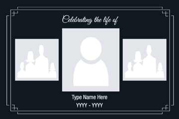 Picture of Acrylic Print In Memory 15 - 24x36