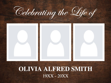 Picture of Acrylic Print In Memory 2 - 30x40