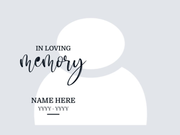 Picture of Acrylic Print In Memory 4 - 30x40