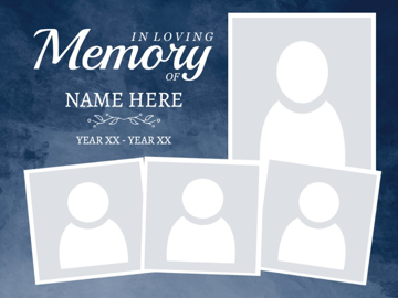 Picture of Acrylic Print In Memory 6 - 30x40