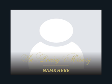 Picture of Acrylic Print In Memory 8 - 30x40