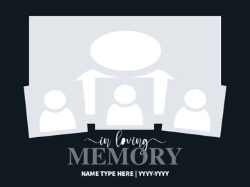 Picture of Acrylic Print In Memory 11 - 30x40