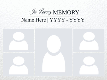 Picture of Acrylic Print In Memory 12 - 30x40