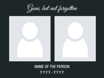 Picture of Acrylic Print In Memory 13 - 30x40