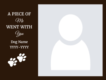 Picture of Acrylic Print In Memory 14 - 30x40