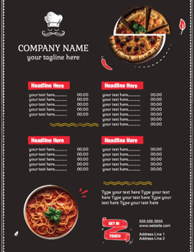 Picture of Food & Bev Poster 5 - 11 x 8.5