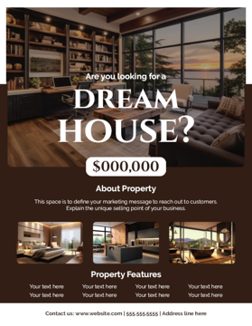 Picture of Real Estate Poster 14 - 11 x 8.5