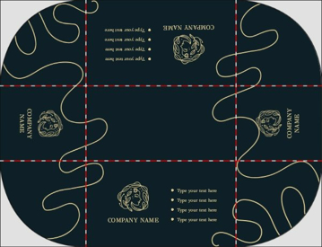 Picture of 4 Sided Table Throw 26 - 4ft