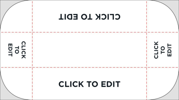 Picture of 8ft Standard All Over Print Table Throw - 4 Sided SFS Product