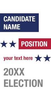 Picture of Political 5- 24" x 12"