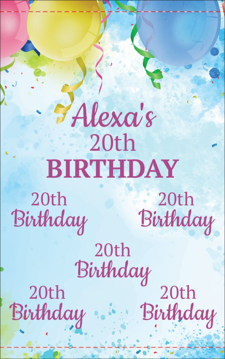 Picture of Birthday Tension Fabric Banner 2 - 8ft x 5ft