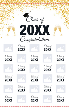 Picture of Graduation Tension Fabric Banner 1 - 8ft x 5ft