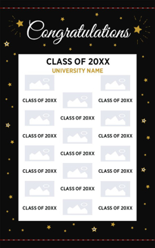 Picture of Graduation Tension Fabric Banner 3 - 8ft x 5ft