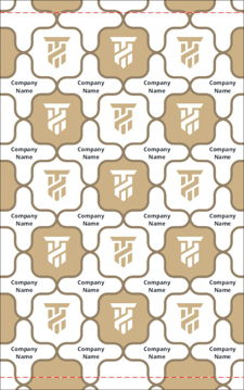 Picture of Patterned Tension Fabric Banner 1 - 8ft x 5ft