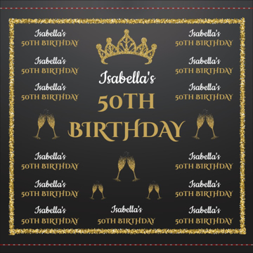 Picture of Birthday Tension Fabric Banner 1 - 8ft x 8ft