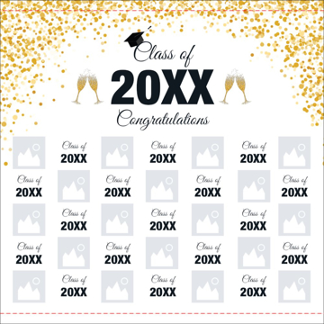 Picture of Graduation Tension Fabric Banner 1 - 8ft x 8ft