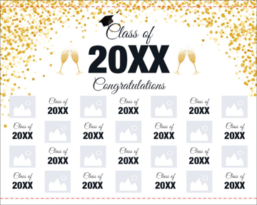 Picture of Graduation Tension Fabric Banner 1 - 8ft x 10ft