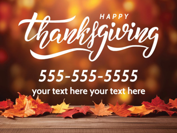 Picture of Fall Seasonal Signs 8