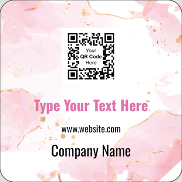 Picture of Beauty Stickers 1 - Rounded Square 3" x 3"