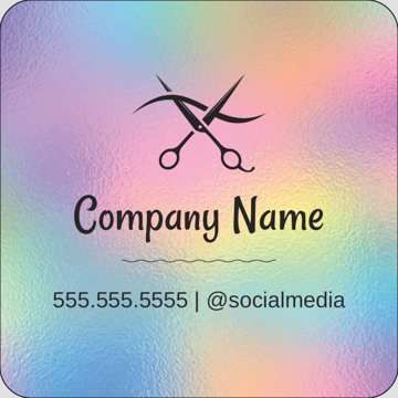 Picture of Beauty Stickers 6 - Rounded Square 3" x 3"