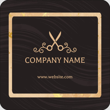 Picture of Beauty Stickers 7 - Rounded Square 3" x 3"