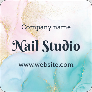 Picture of Beauty Stickers 8 - Rounded Square 3" x 3"