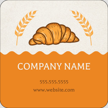 Picture of Food & Beverage Sticker 2 - Rounded Square 3" x 3"