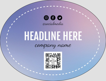 Picture of Beauty Stickers 4 - Oval 3" x 4"