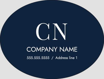 Picture of Retail Sticker 3 - Oval 3" x 4"