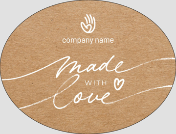 Picture of Retail Sticker 6 - Oval 3" x 4"