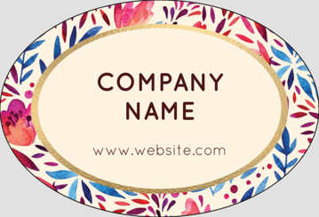 Picture of Retail Sticker 9 - Oval 2" x 3"