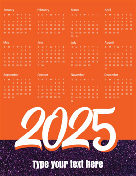 Picture of Magnetic Calendar 4 - Vertical