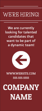 Picture of Now Hiring 6 - 60" x 23"