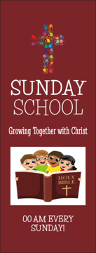 Picture of Sunday School 9 - 60" x 23"